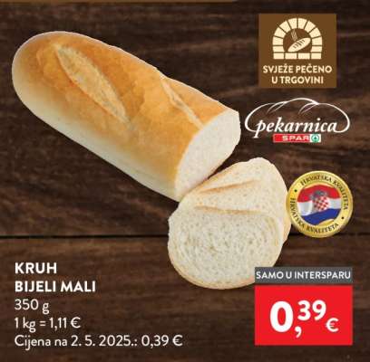 Kruh bijeli mali