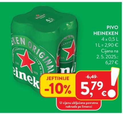 Pivo Heineken