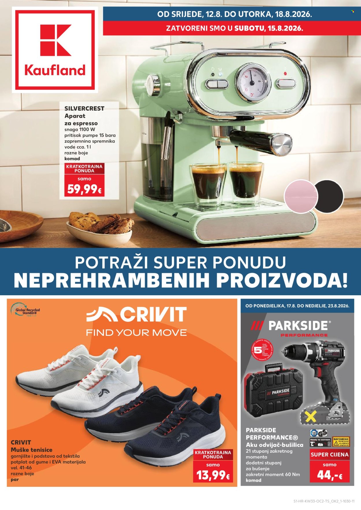 Kaufland katalog - 12.08.2026. - 18.08.2026. Stranica 1