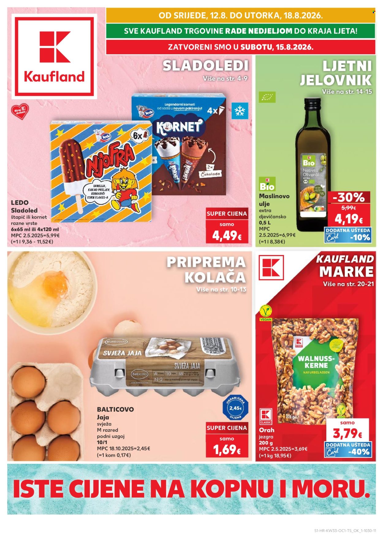 Kaufland katalog - 12.08.2026. - 18.08.2026. Stranica 1
