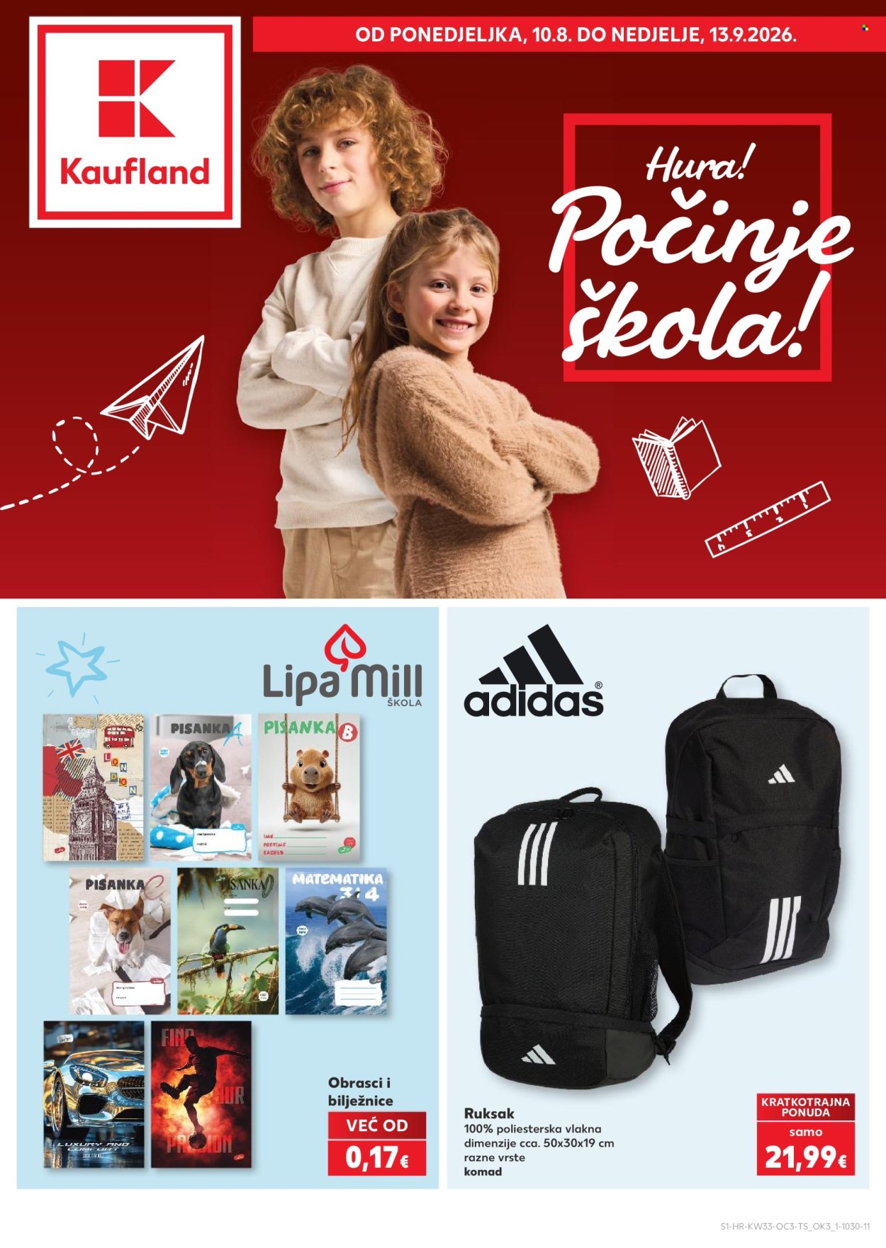 Kaufland katalog - 10.08.2026. - 31.08.2026. Stranica 1
