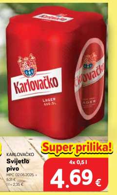 KARLOVAČKO Svijetlo pivo