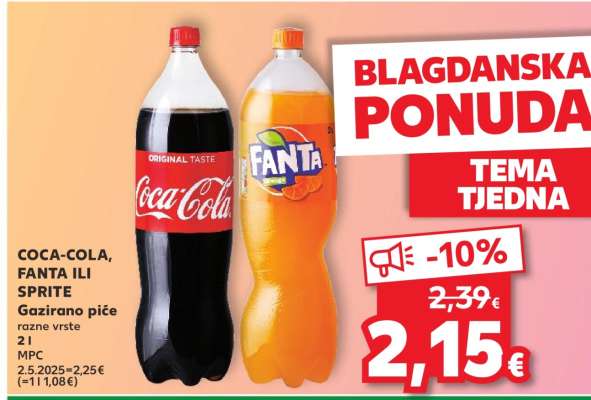 COCA-COLA FANTA ILI SPRITE