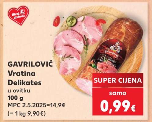 GAVRILOVIĆ Vratina Delikates u ovitku