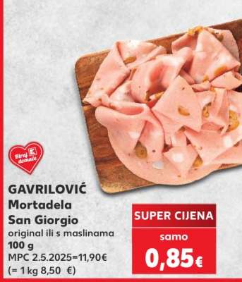 GAVRILOVIĆ Mortadela San Giorgio