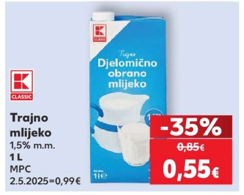 Trajno mlijeko