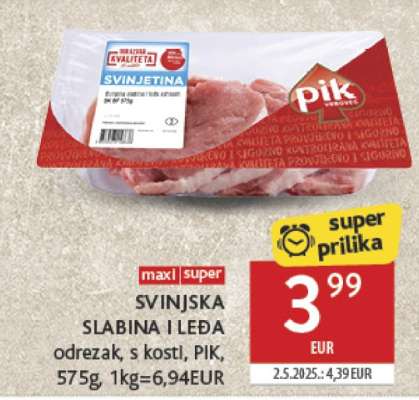 SVINJSKA SLABINA I LEĐA