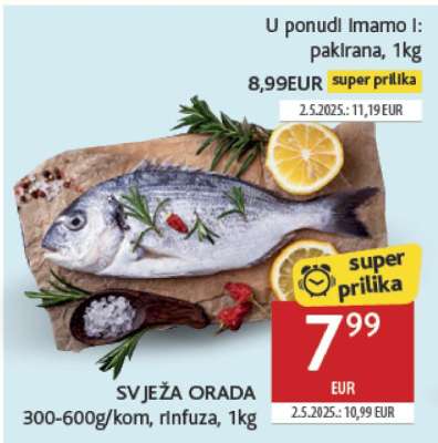 Svježa orada