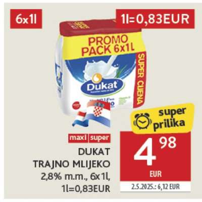 DUKAT TRAJNO MLIJEKO