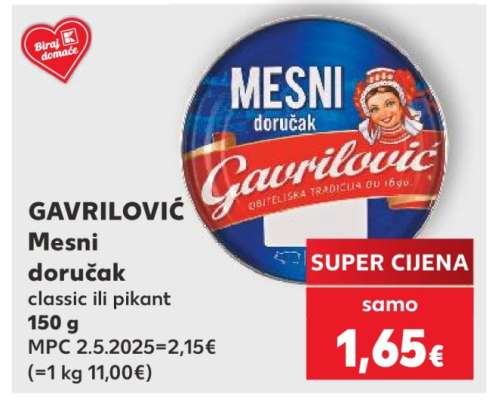 GAVRILOVIĆ MESNI DORUČAK