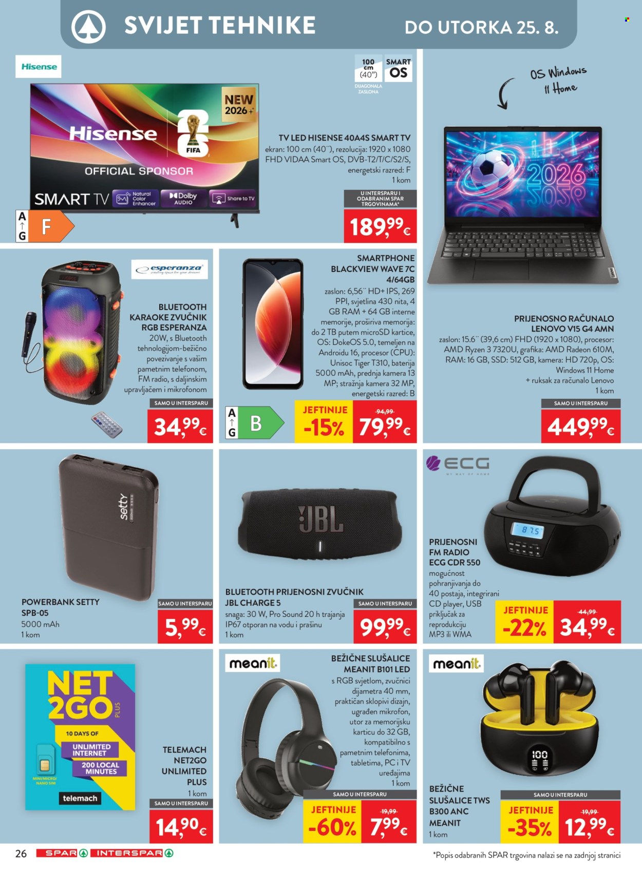 INTERSPAR katalog - 12.08.2026. - 18.08.2026. Stranica 40