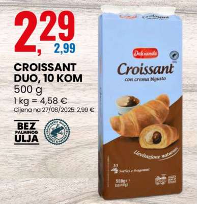 CROISSANT DUO 10 KOM