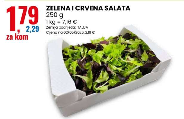 ZELENA I CRVENA SALATA