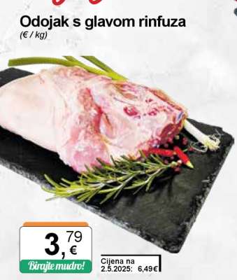 Odojak s glavom rinfuza