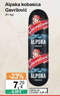 Alpska kobasica Gavrilović