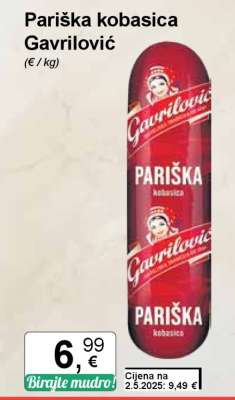 Pariška kobasica Gavrilović