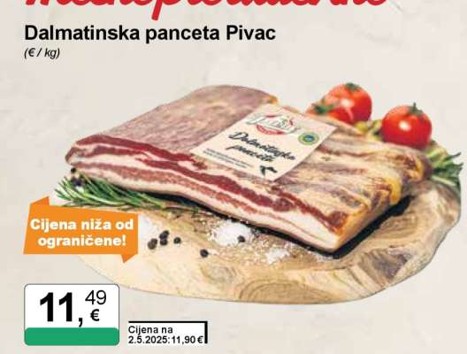 Dalmatinska panceta Pivac