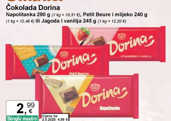 Čokolada Dorina