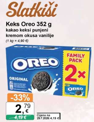 Keks Oreo 352 g