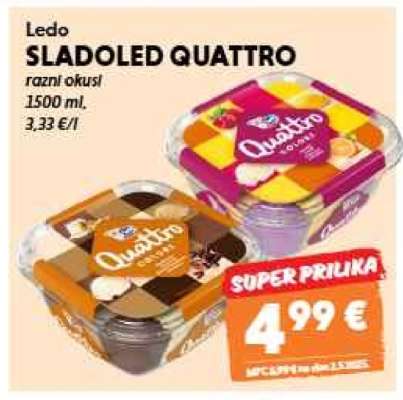 LEDO Sladoled Quattro