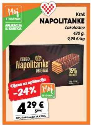 KRAŠ Napolitanke čokoladne