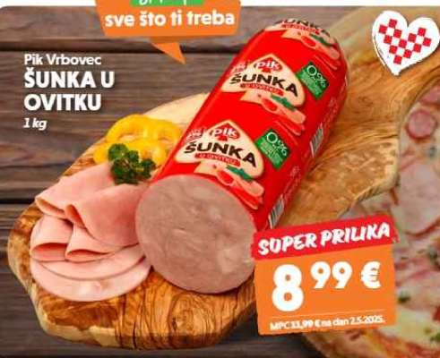 PIK VRBOVEC ŠUNKA U OVITKU