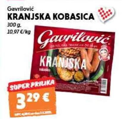 GAVRILOVIĆ KRANJSKA KOBASICA