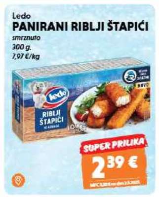 LEDO Panirani riblji štapići
