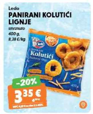 LEDO Panirani kolutići lignje