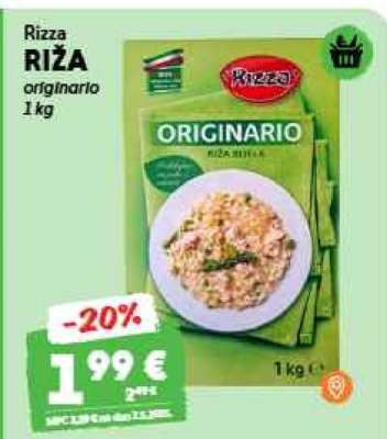 Rizza RIŽA ORIGINARIO 1 kg