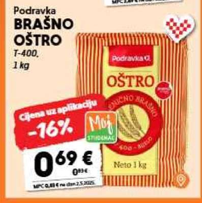 Podravka Brašno oštro