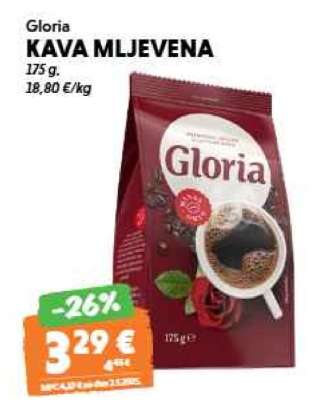 GLORIA KAVA •mljevena