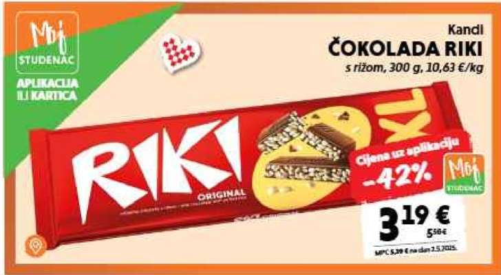 Čokolada Riki