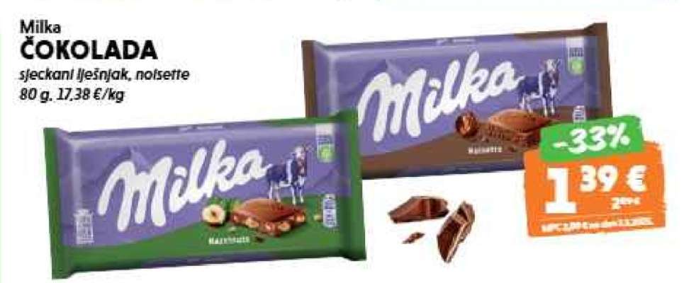 MILKA Čokolada