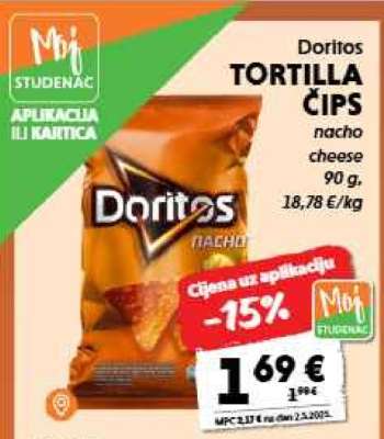 Doritos TORTILLA ČIPS