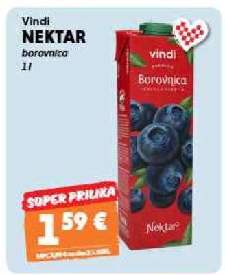 Vindi NEKTAR borovnica