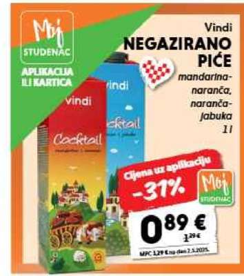 VINDI NEGAZIRANO PIĆE