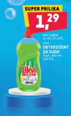 LIKVI DETERDŽENT ZA SUĐE