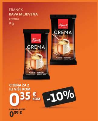 FRANCK KAVA MLJEVENA crema