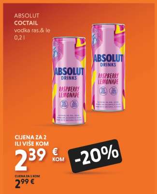Absolut Cocktail Raspberry Lemonade