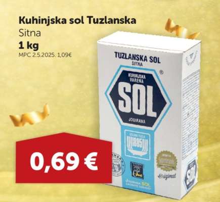 Kuhinjska sol Tuzlanska