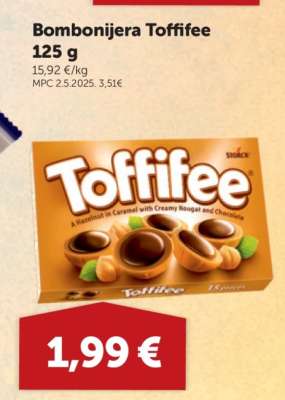 Bombonijera Toffifee