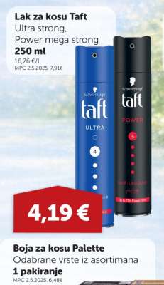 Lak za kosu Taft