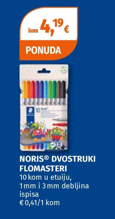 NORIS® DVOSTRUKI FLOMASTERI
