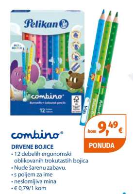 combino DRVENE BOJICE
