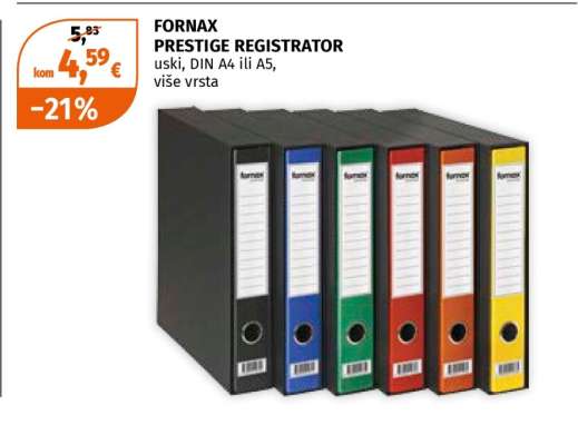 FORNAX PRESTIGE REGISTRATOR