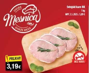 Svinjski kare BK