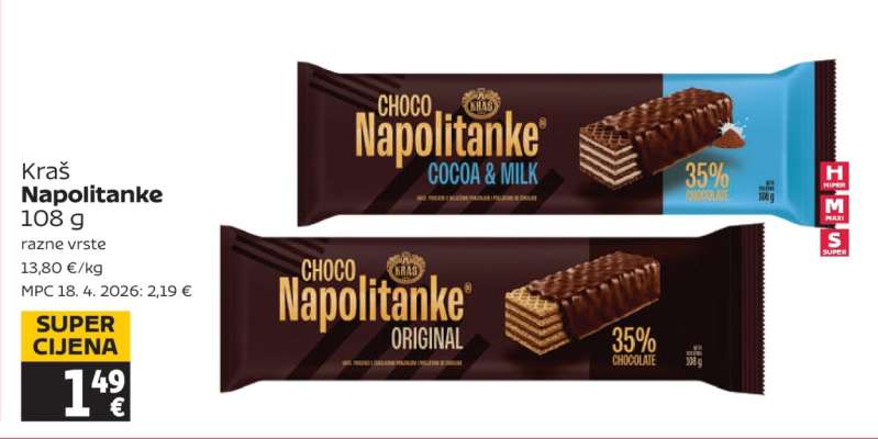 KRAŠ Napolitanke