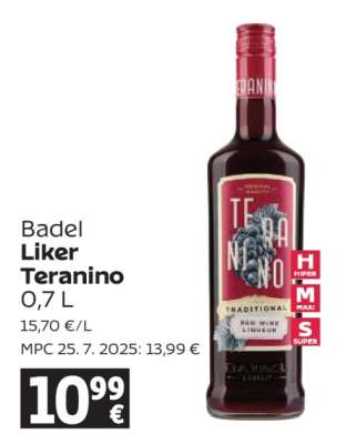 Badel Liker Teranino 0,7 L