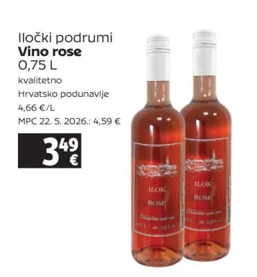 Iločki podrumi Vino rose